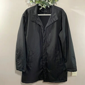 NWOT Structure 3/4 Length Lined Black Coat Vintage Y2K L
